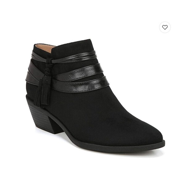 LifeStride Women's Paloma Booties Black Suede Size 9M - Picture 2 of 11